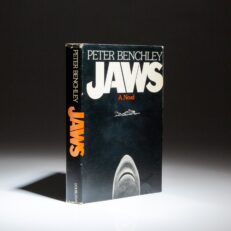 First edition of Jaws by Peter Benchley, in the publisher's first state dust jacket.