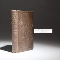 Presentation copy of a Statistical View Of The United States by J.D.B. DeBow, inscribed by Ohio Senator Salmon P. Chase to his relative, D.H. Chase.