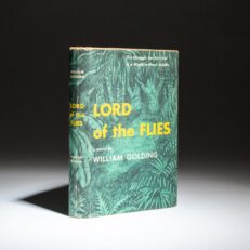 The first American edition of Lord of the Flies, a novel by William Golding.