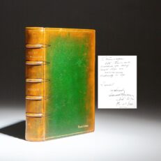 Signed first edition of Man of Two Worlds: The Novel of a Stranger by Ainsworth Morgan, from the personal collection of actor Francis Lederer.