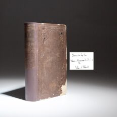 Presentation copy of Message From The President Of The United States, Volume III, from Confederate Vice President Alexander H. Stephens.