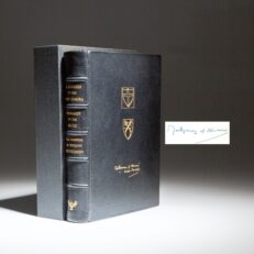 The deluxe limited edition of El Alamein to the River Sangro, signed by Field Marshall Montgomery of Alamein. Bound by Zaehnsdorf of London.