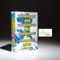 Signed first edition of Tomorrow, and Tomorrow, and Tomorrow by Gabrielle Zevin.