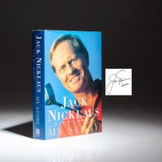 The first edition of My Story, signed and dated by Jack Nicklaus.