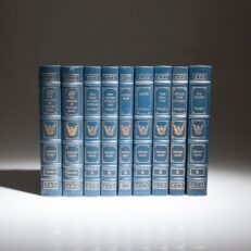 The complete Richard Nixon Library, uniformly bound by The Easton Press, and signed by President Richard Nixon.