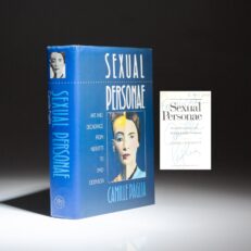 The first edition of Sexual Personae, signed by Camille Paglia.