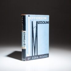The first American edition of Jefferson and/or Mussolini by Ezra Pound.