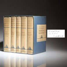 The Public Papers And Addresses of Franklin D. Roosevelt, signed by President Roosevelt to Rep. Ralph E. Church of Illinois.