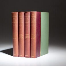 The complete four-volume set of The Winning Of The West by Theodore Roosevelt.