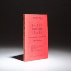 Uncorrected Proof of Fates Worse Than Death: An Autobiographical Collage of the 1980s by Kurt Vonnegut.