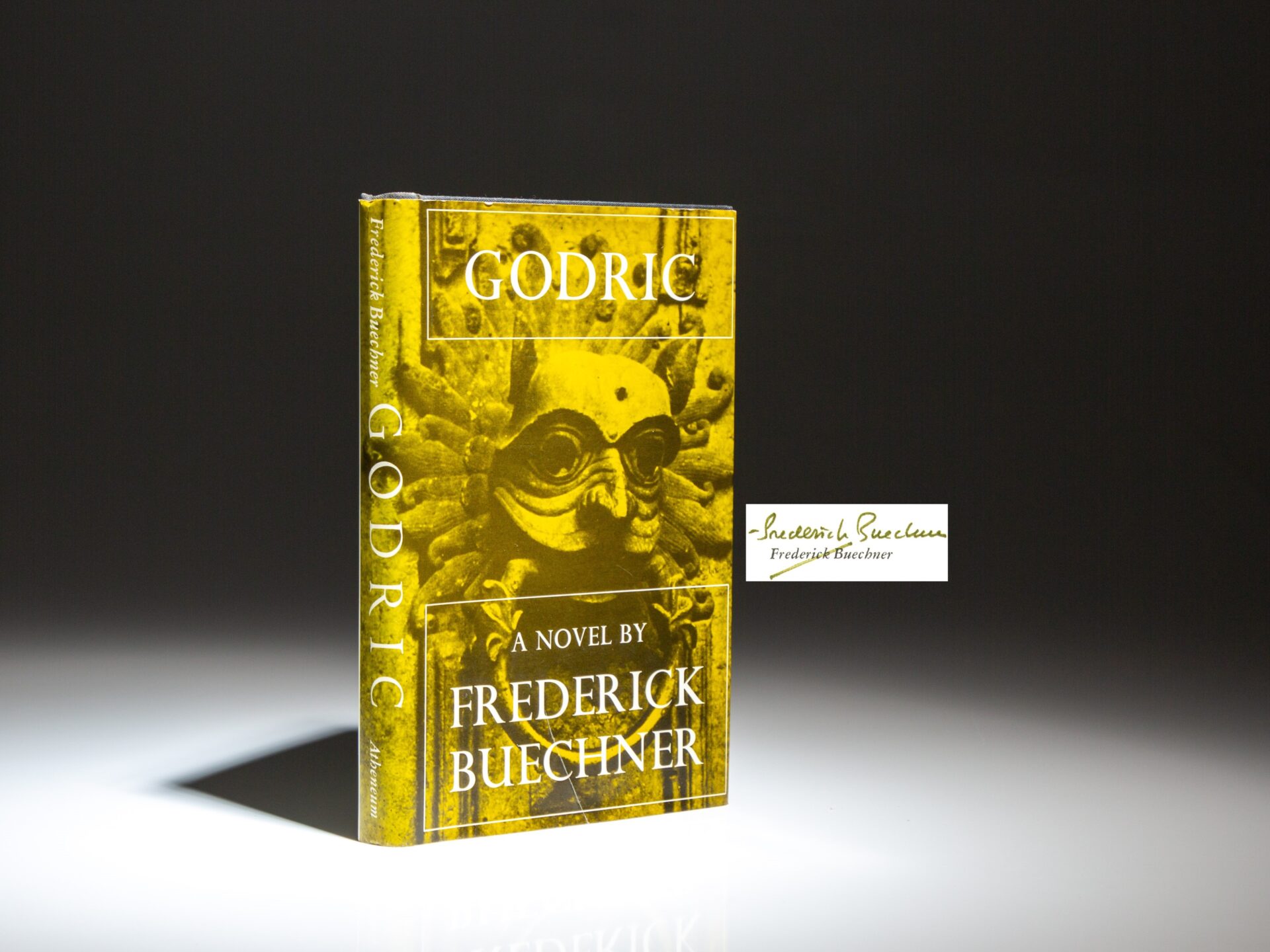 Signed by Frederick Buechner, the first edition of Godric, a Pulitzer Prize finalist.