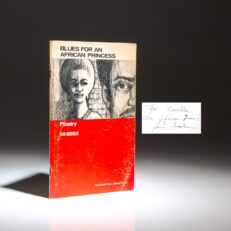 Signed first edition, second printing of Blues for an African Princess by Sam Greenlee.