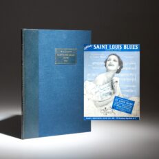 Signed by William C. Handy, the "Father of American Blues," a Souvenir Edition of the "St. Louis Blues" Piano Sheet Music.