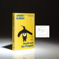 Signed first Vintage Classics edition of Death and Penguin by Andrey Kurkov.