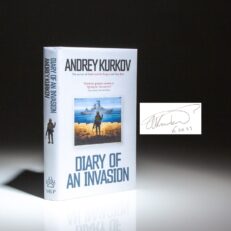 Signed first edition of Diary of an Invasion by Andrey Kurkov.