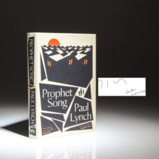 Signed first edition of Prophet Song by Paul Lynch.