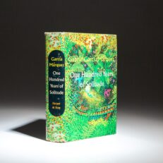 The second printing of One Hundred Years of Solitude by Gabriel García Márquez, in a second state dust jacket.
