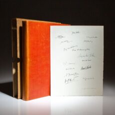 The signed limited edition of The Legion Book, edited by Captain H. Cotton Minchin, with the signatures of 89 contributors, found only in the deluxe edition of 100 copies, for the personal use of H.R.H. The Prince of Wales.