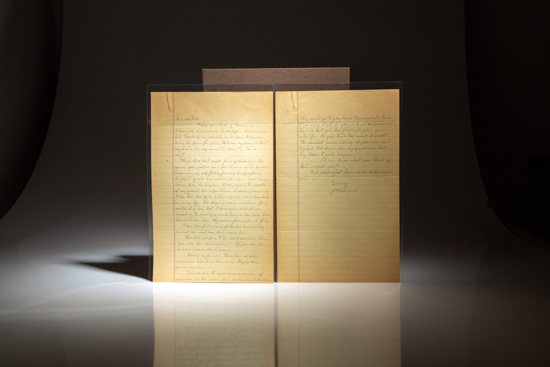 Autograph Manuscript from "Autobiography: Making of a New Yorker" - Image 2