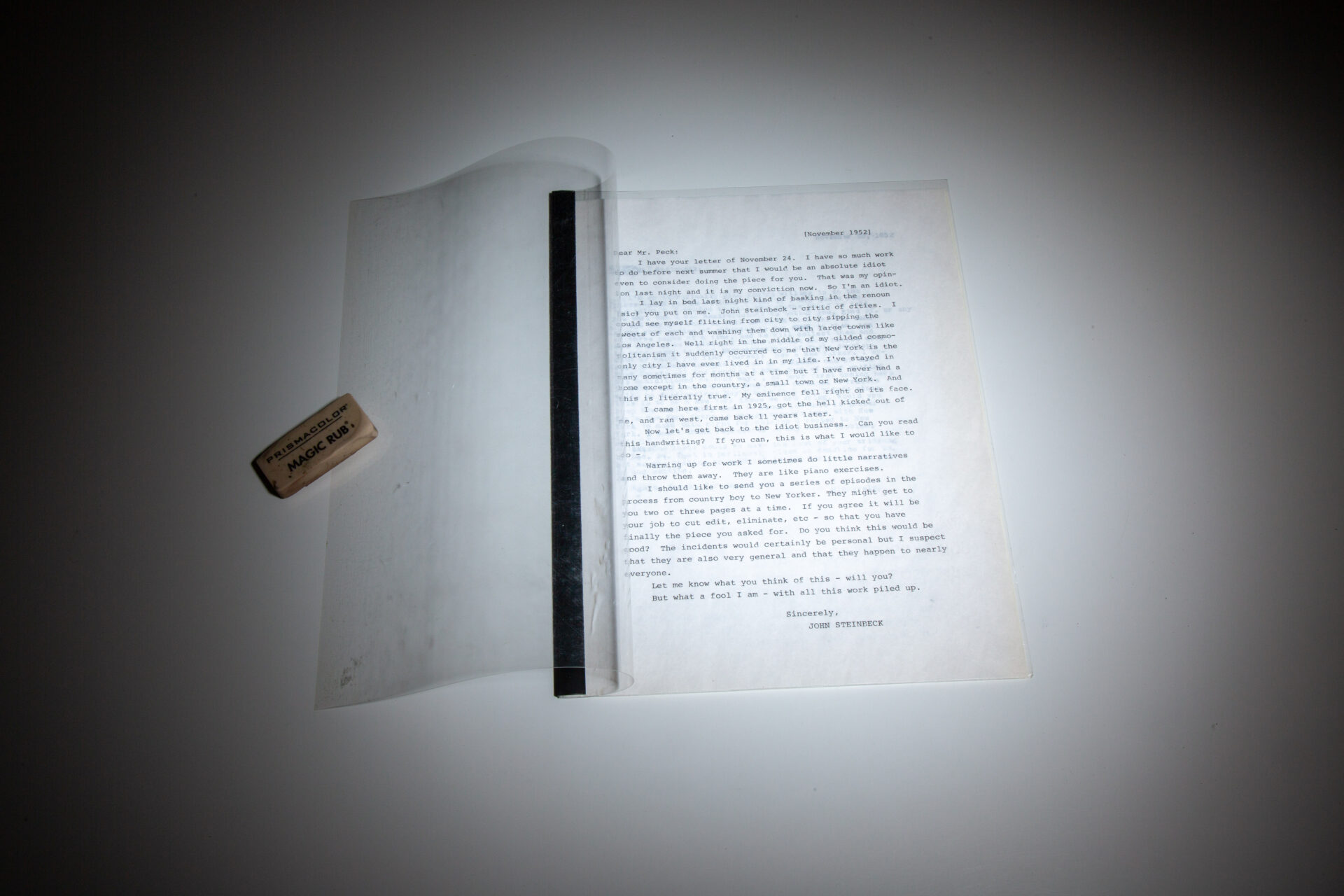 Autograph Manuscript from "Autobiography: Making of a New Yorker" - Image 17