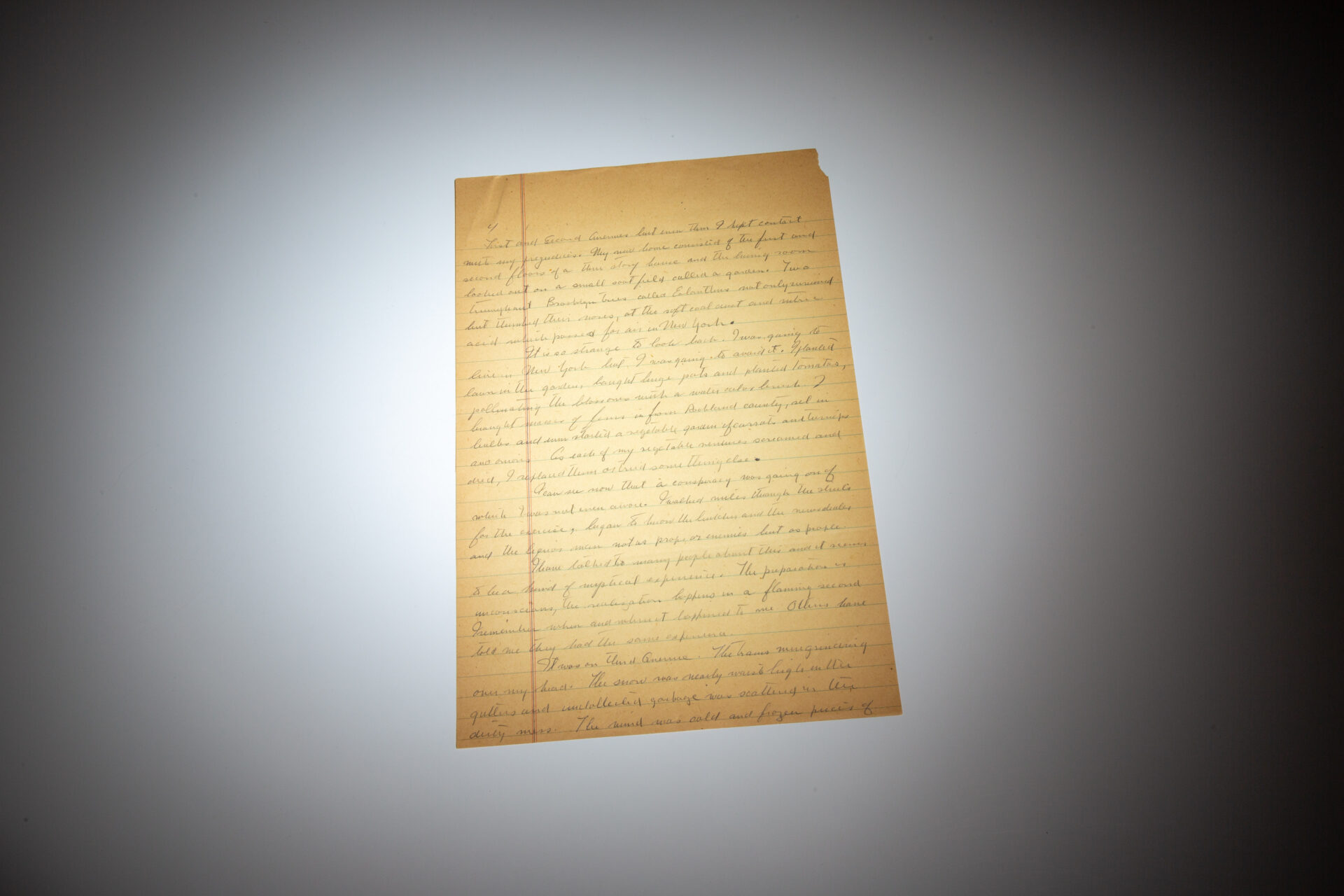 Autograph Manuscript from "Autobiography: Making of a New Yorker" - Image 9