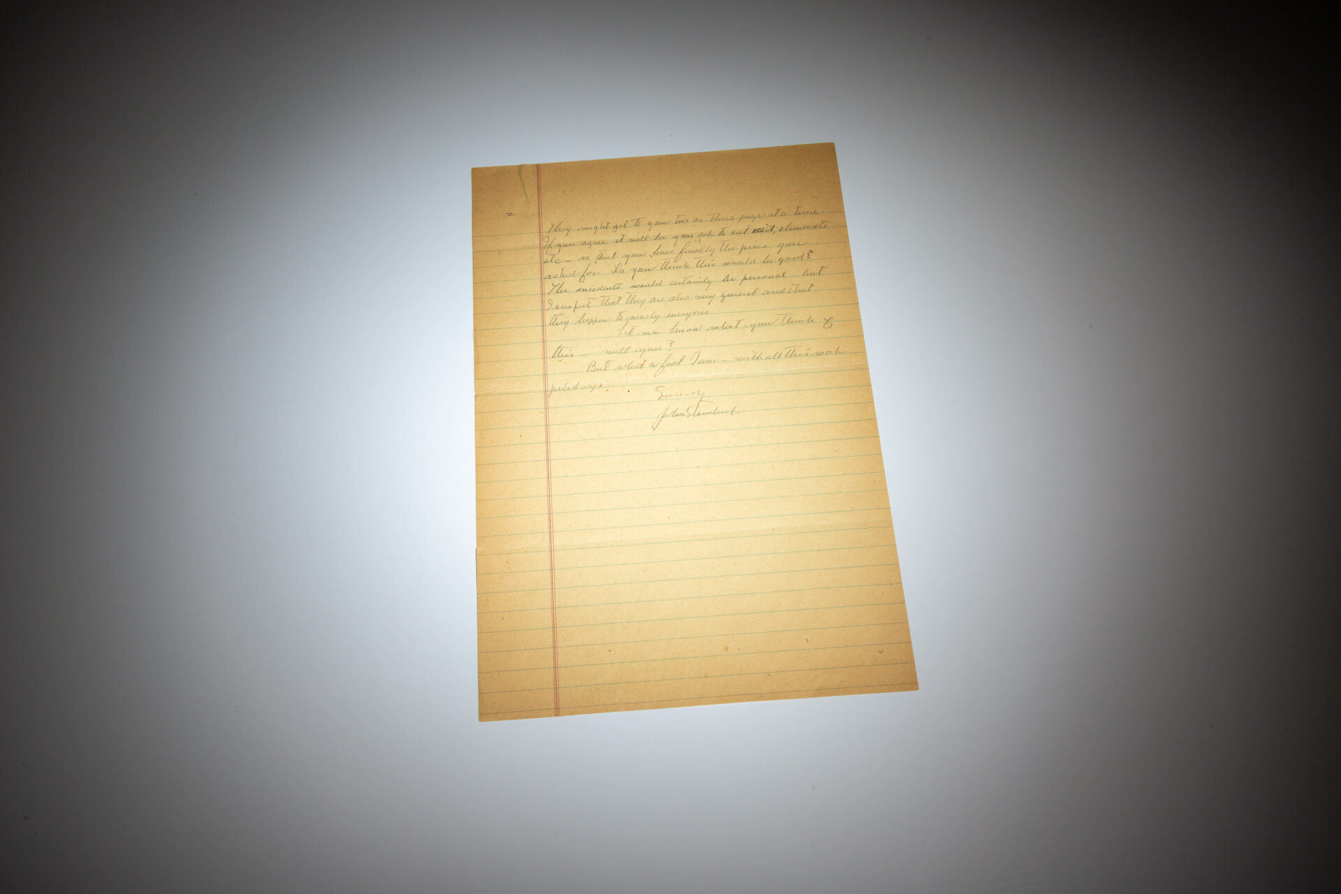 Autograph Manuscript from "Autobiography: Making of a New Yorker" - Image 4