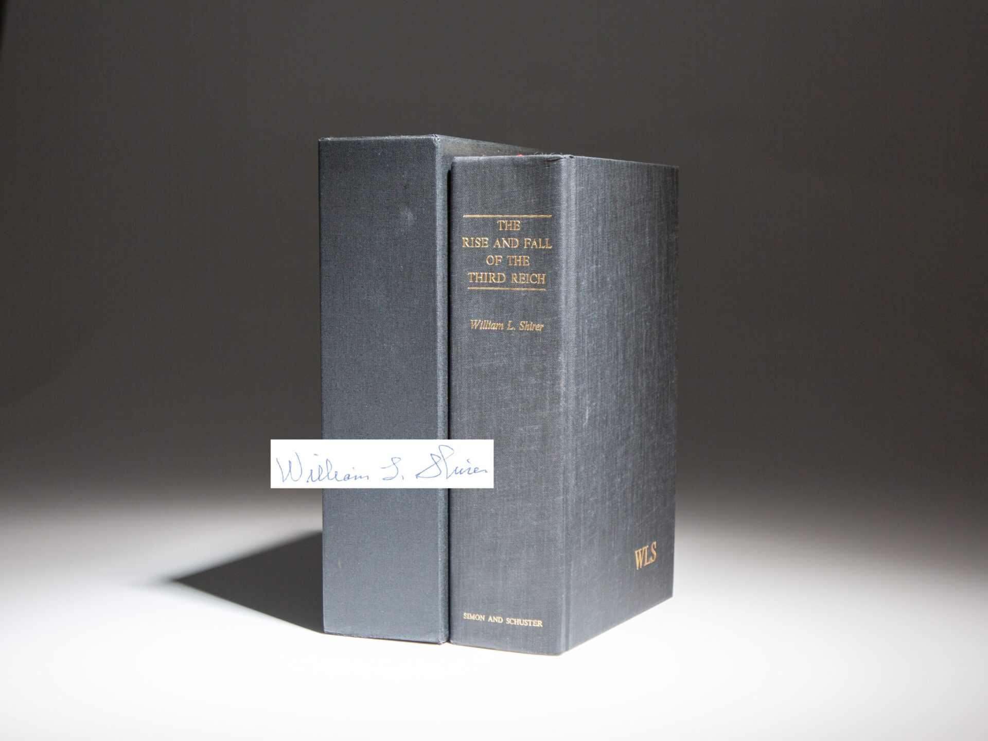 Deluxe limited edition of The Rise and Fall of the Third Reich, one of 100 copies, signed by the author.