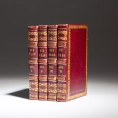 Complete in four volumes, The Adventures of Gil Blas of Santillane by Alain-Rege Lesage, published in 1822.