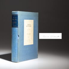 The signed limited large-paper edition of This Is My Story by First Lady Eleanor Roosevelt, a fine example.