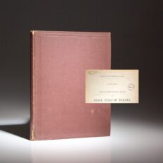 First edition of the Report of a Reconnaissance of the Black Hills of Dakota by William Ludlow, from the library of Gen. Horatio Wright.
