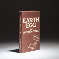 The signed limited edition of Earth Egg by Gregory Corso.