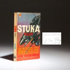 The Ballantine Books edition of Stuka Pilot, signed by Hans Ulrich Rudel.