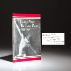 The first edition, first printing of The Love Poems, 1940-1985, inscribed by Harold Norse.