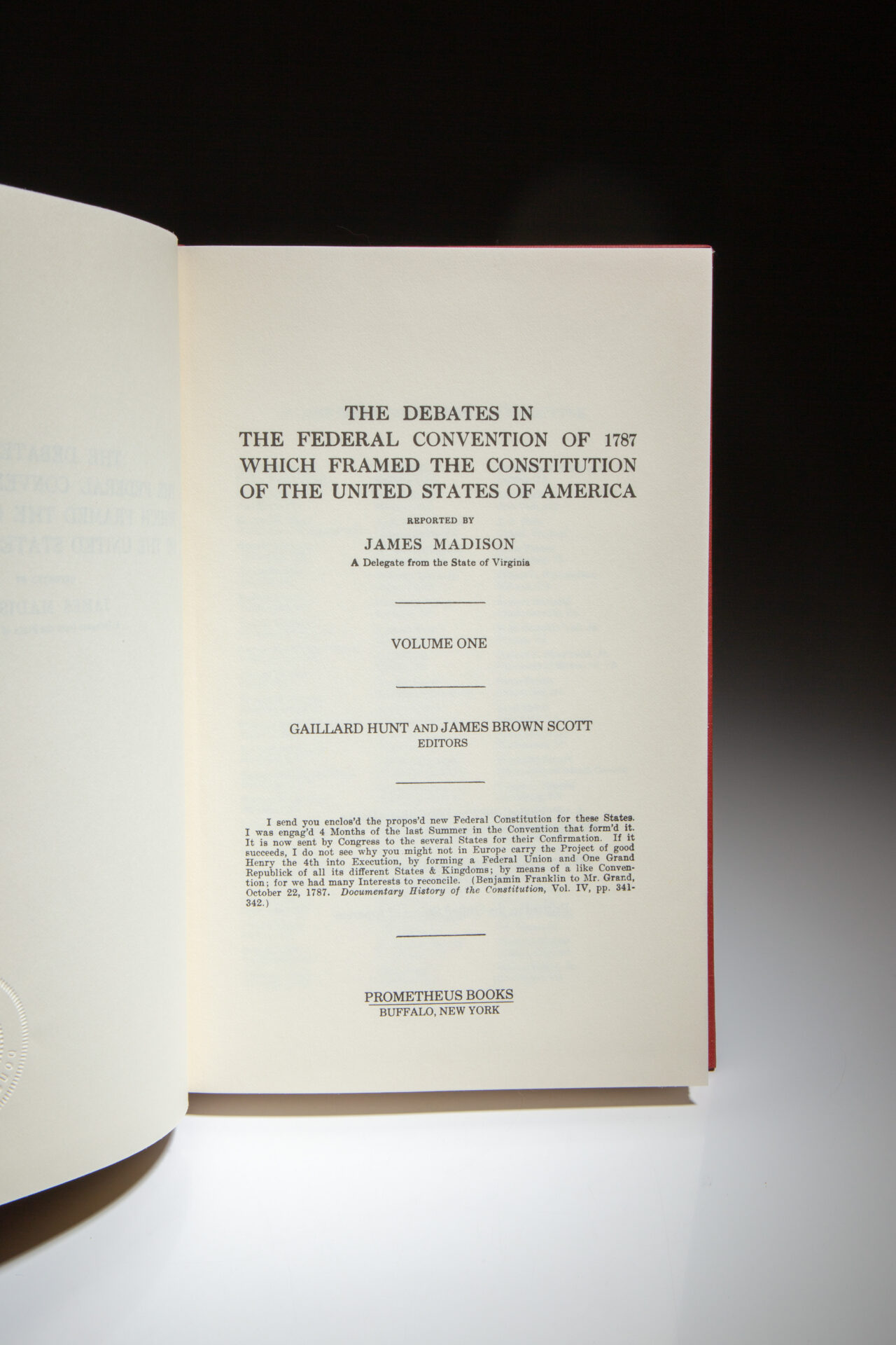 The Debates in the Federal Convention of 1787 - Image 2