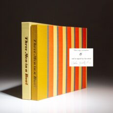 The signed limited edition of Three Men in a Boat, To Say Nothing of the Dog! by Jerome K. Jerome.