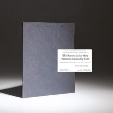 The Martin Luther King Memorial Scholarship Fund, published in 1968, written by John Gardiner.