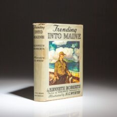 The first edition, first printing of Trending into Maine by Kenneth Roberts.