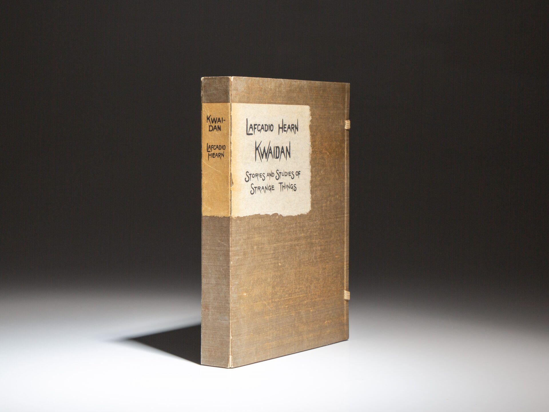 The limited edition of Kwaidan: Stories and Studies of Strange Things by Lafcadio Hearn, with an introduction by Oscar Lewis and illustrations by Yasumasa Fujita.