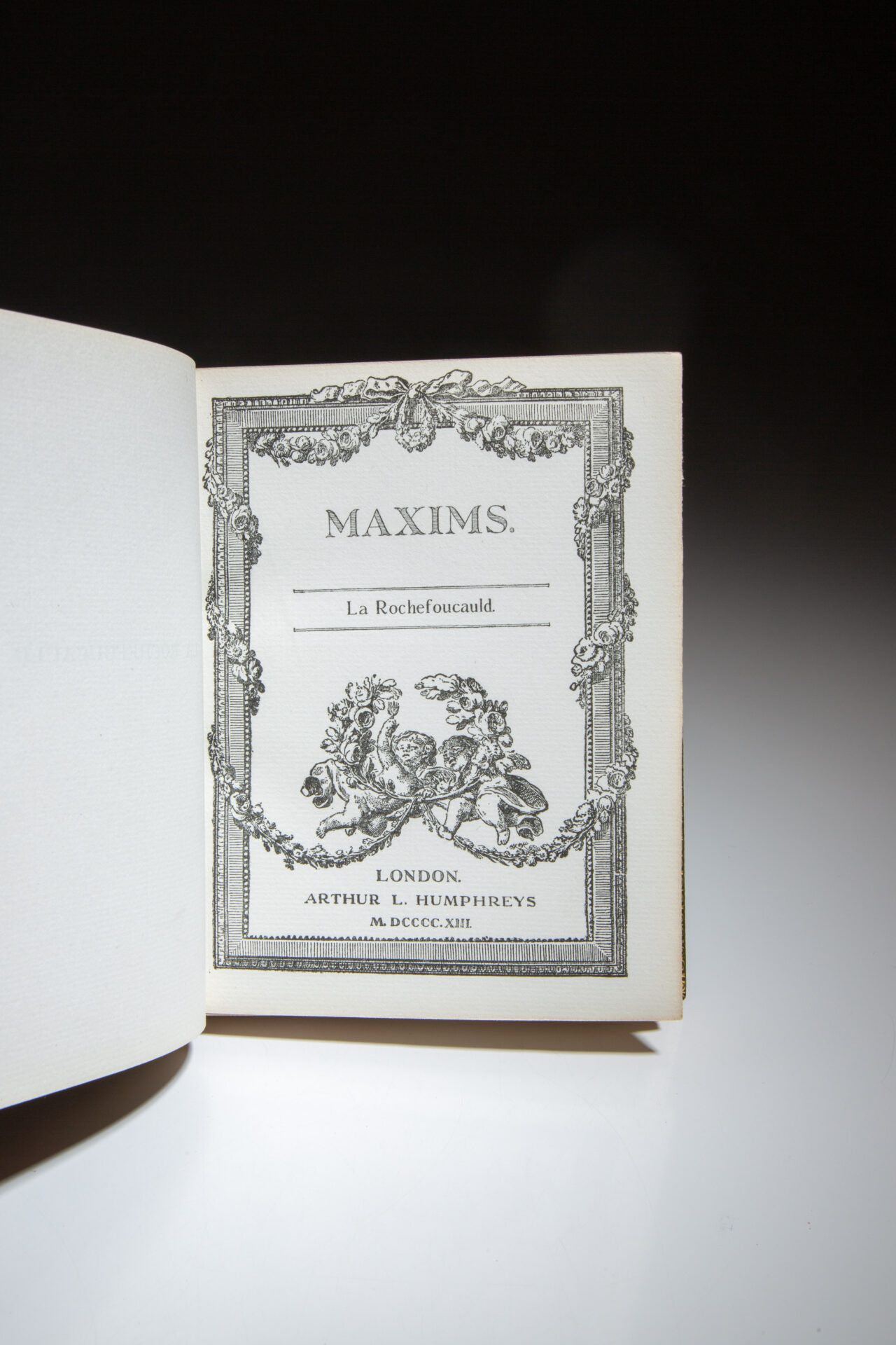 Maxims - The First Edition Rare Books