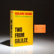 The first edition, first printing of Two From Galilee: A Love Story of Mary and Joseph by Marjorie Holmes.