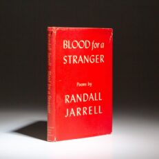 The first edition, first printing of Blood for a Stranger by Randall Jarrell, the author's first book.