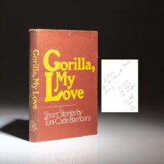 Signed first edition of Gorilla, My Love by Toni Cade Bambara.
