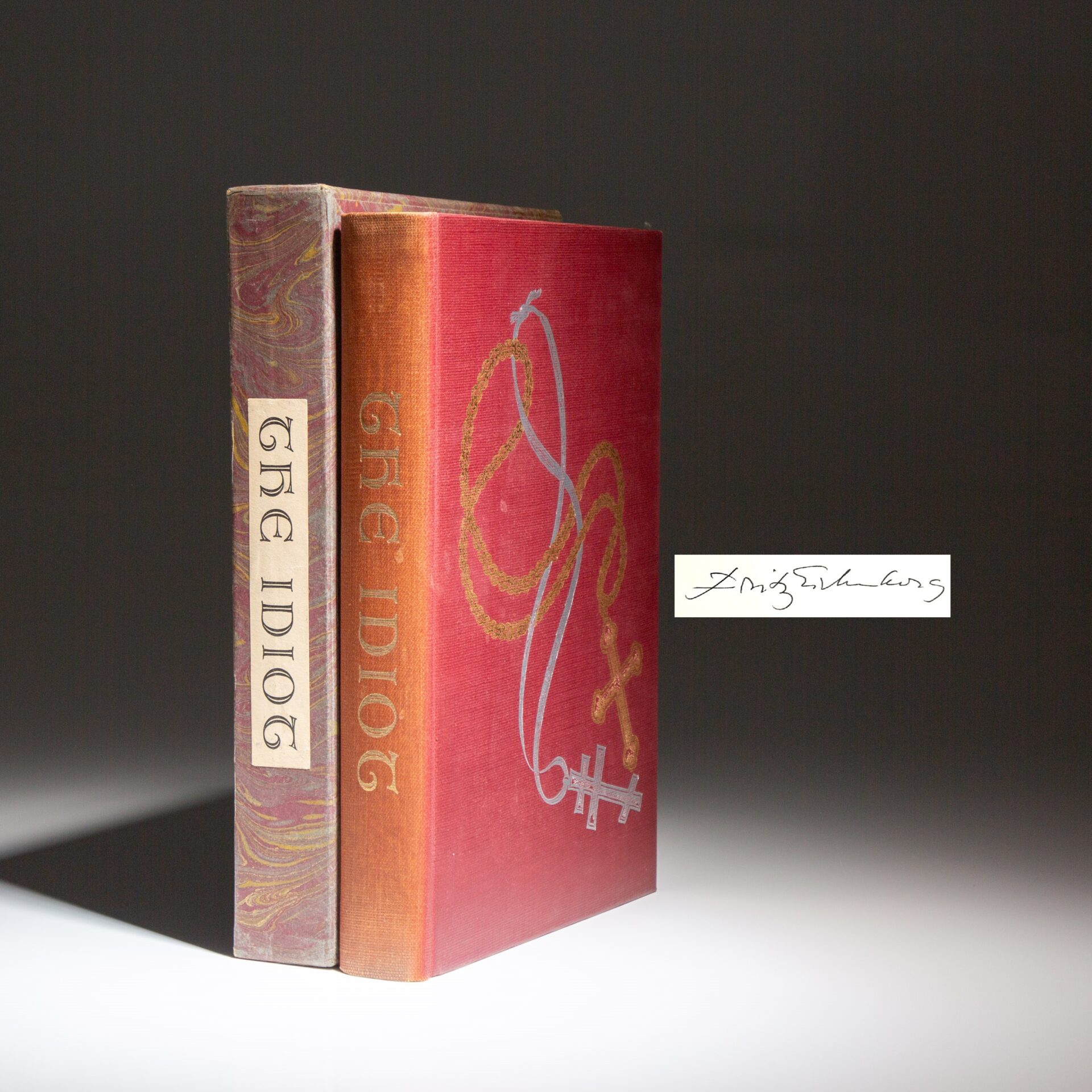 From the Limited Editions Club, The Idiot by Fyodor Dostoevsky, signed by the illustrator, Fritz Eichenberg.