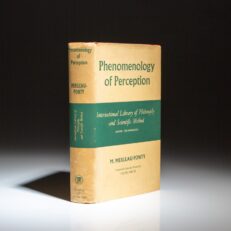 The first English edition, first impression of Phenomenology of Perception by Maurice Merleau-Ponty.