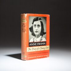 First edition, first printing of The Diary of a Young Girl by Anne Frank, in the publisher's first state dust jacket.