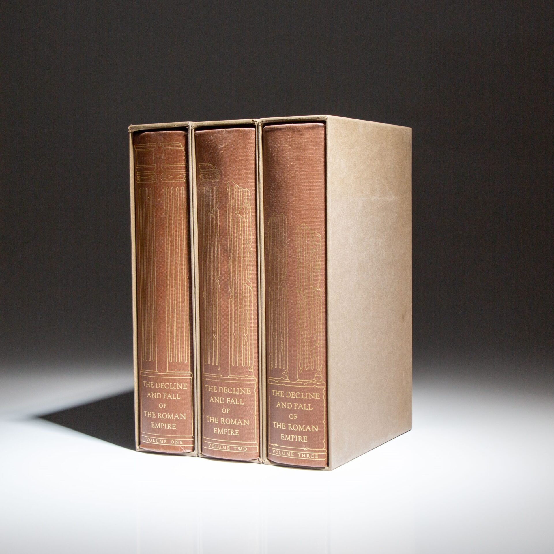 The Decline and Fall of the Roman Empire by Edward Gibbon, published by The Heritage Press in 1962.