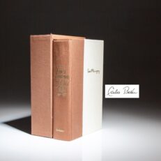 The signed limited edition of Ernest Hemingway: Selected Letters, 1917-1961, edited and signed by Carlos Baker.