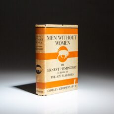 First edition, first printing of Men Without Women by Ernest Hemingway, in a first issue dust jacket.
