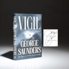 The first edition, first printing of Vigil, signed by George Saunders.