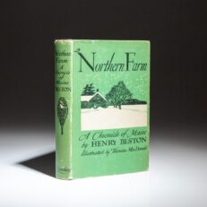 The first edition, first printing of Northern Farm: A Chronicle of Maine by Henry Beston.